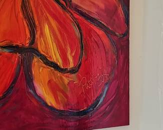 Patti Fox Original Floral Oil Painting
