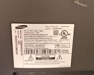 Samsung 46-inch LED HDTV Model UN46EH6030F