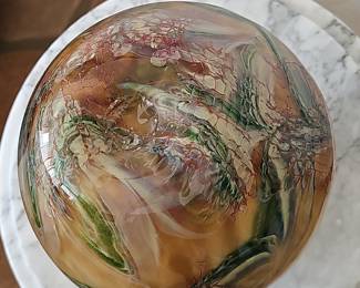 Robert Eickholt Art Glass Vase