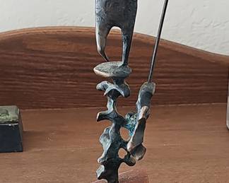 Abstract Bronze Figural Sculpture by Jack Boyd
