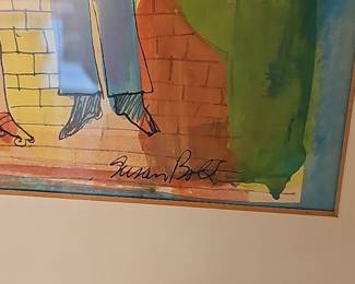 Susan Bolt Watercolor and Ink Painting