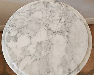 Victorian Marble Top Pedestal Table
