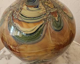 Robert Eickholt Art Glass Vase
