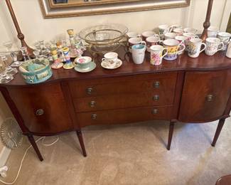 China tea cup set many more than shown