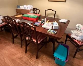 Table and chairs