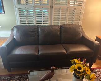 Leather sofa 
