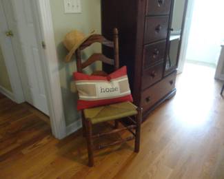 Found a second straight back cane chair to match in perfect condition