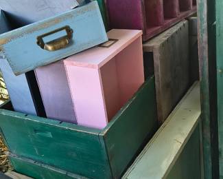 Miscellaneous boxes and storage