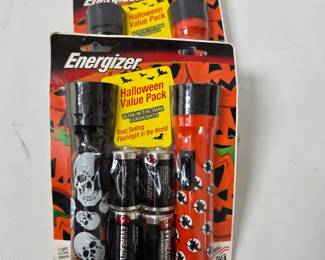 Lot #B152 - Energizer Halloween Value Pack Glow-in-the-Dark Flashlights with Batteries