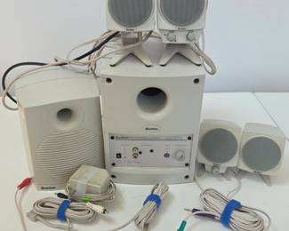 Lot #B48 - Boston MicroMedia System Powered Speaker Set with Subwoofer & Multiple Satellite Speakers