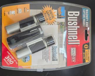 Lot #B141 - Bushnell ImageView Digital Camera Binoculars 10x25 Magnification with USB & Carrying Case