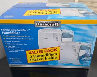 Lot #B145 - Duracraft Natural Cool Moisture Humidifier Value Pack with Protec Antimicrobial Filter