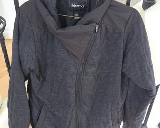 Lot #B209 - Marmot For Life L/G Dark Gray Asymmetric Zip Jacket with Stretch Fabric