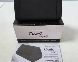 Lot #B137 - OontZ Angle 3 Portable Bluetooth Speaker by Cambridge SoundWorks - Ultra Portable Wireless Audio