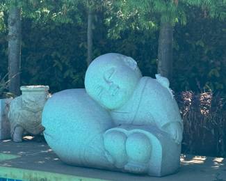 Solid stone statue 3ftHx 4ft W approx solid stone - $2800 obo