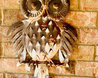 Owl yard art
