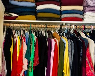 Can you believe the full closets? 