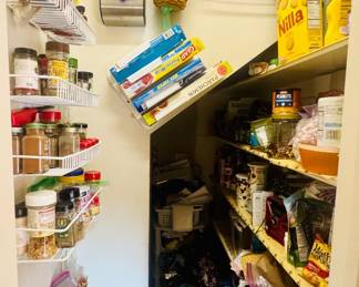 Organized pantry 