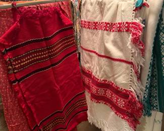 Hand woven linens