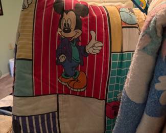 Mickey Mouse vintage blanket