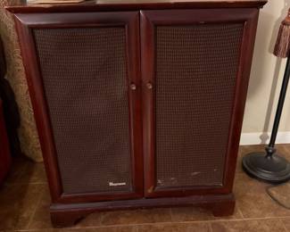 Record player, tube radio