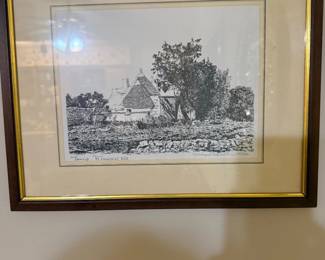 Set of four signed and framed print. #1
