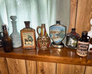 EMPTY WHISKEY BOTTLES