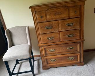 CHAIR & DRESSER