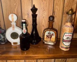 EMPTY WHISKEY BOTTLES