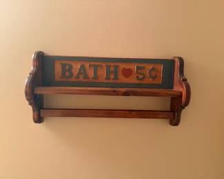 BATHROOM TOWEL HANGER