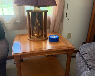 LAMP & LIVING ROOM SIDE TABLE