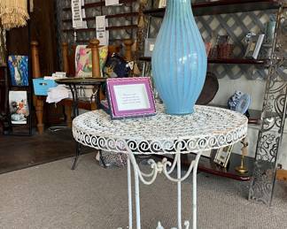 WROUGHT IRON BISTRO TABLE
