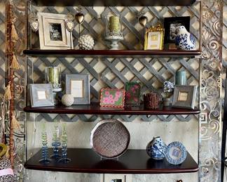 FRAMES BY TWO’S COMPANY, NICE 5-SHELF DISPLAY
