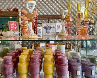 CANDLES AND CANDLE HOLDERS