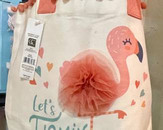 CARTWHEELS FLAMINGO TOTE