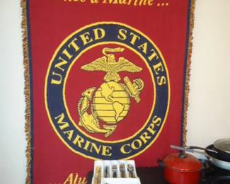 Marine wall banner