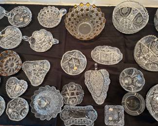 Another part of the Antique American Brilliant Period Cut Glass (1875-1915)