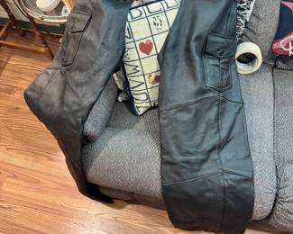 Hein Gericke leather chaps