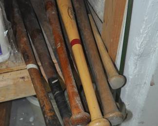 Old Baseball Bats 