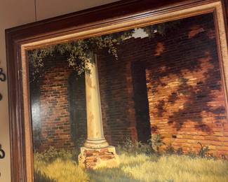 Oil painting signed 