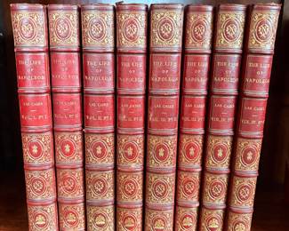 The Life of Napoleon- Antique Leather bound books $1000 for set