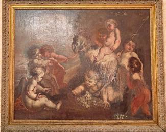 Oil Painting - After Fragonard $2700