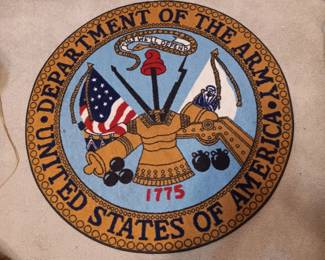 Department of the US Army rug