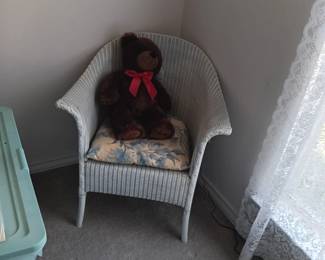 Vintage wicker chair
