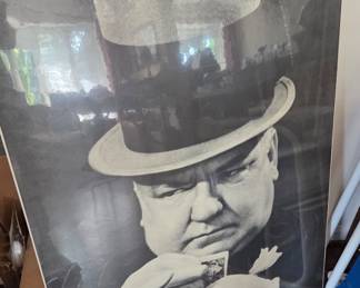 Large WC Fields poster