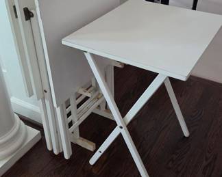 Set of 4 folding small tables