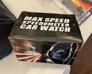 Novelty speedometer watch