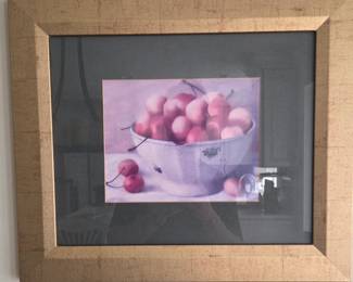 Cherry bowl print