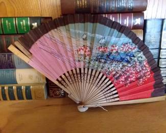 Floral Japan fan