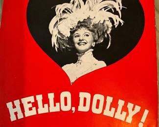 Original playbill of Hello,Dolly starring Mary Martin